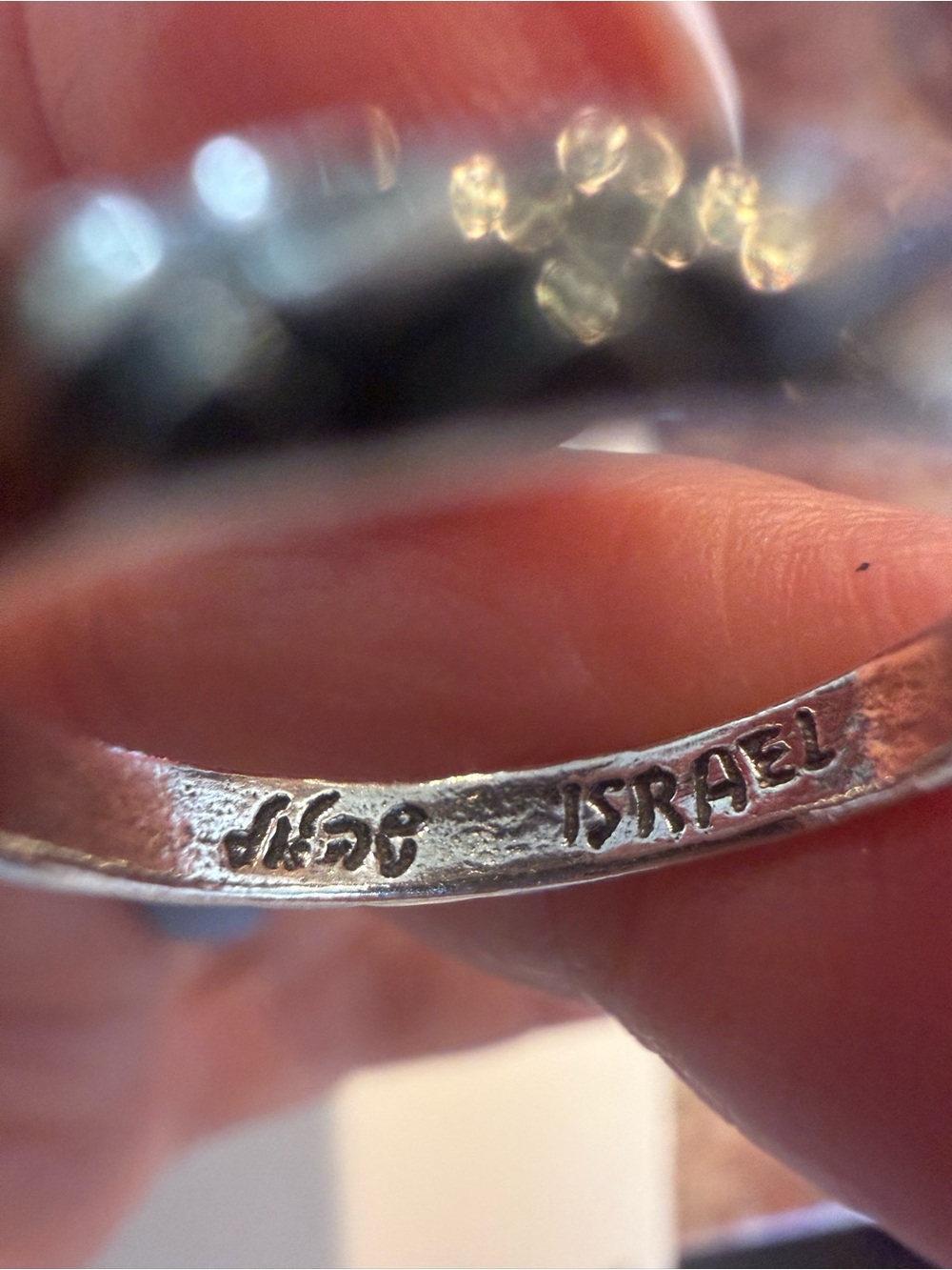 Silver Textured 3 Ring Set - Picture 4 of 9